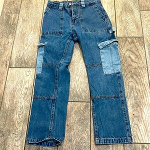 Pacsun Two-tone cargo skate pants